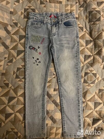Джинсы для девочки 122