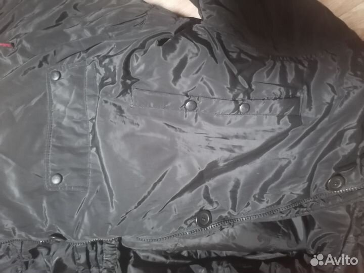 Куртка пуховик мужская удлиненная