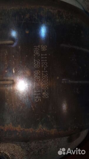 Труба приёмная глушителя в сборе калина/гранта