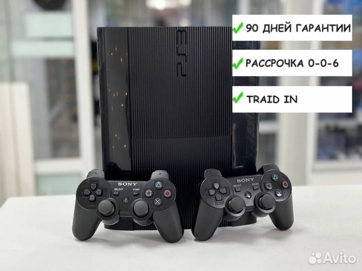 Sony PS3 PlayStation 3 Super Slim (500 GB бу)