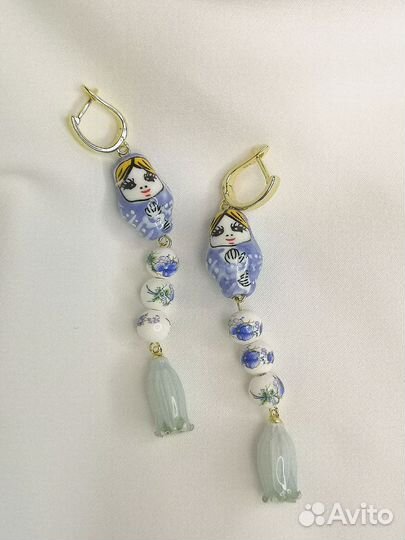 Сережки Матрёшки