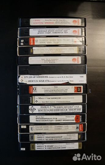 Видеокассеты, 55 шт
