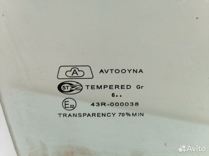 Стекло двери переднее правое Daewoo Nexia 2007