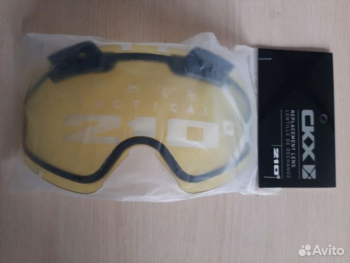 Линза Очки снегоходные CKX 210 жёлтые