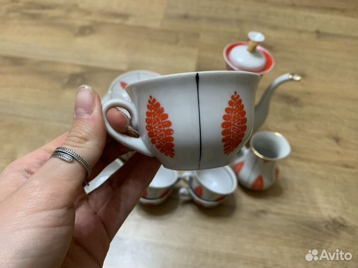 Сервиз кофейный Бориславский фарфор