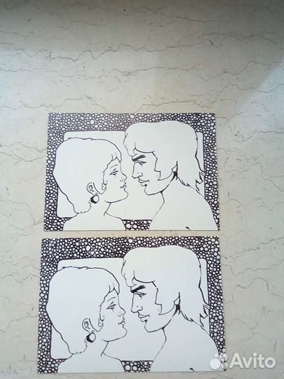 Валентинки 60- яе г.г. Чехословакия, 90-ые г.г. Фи