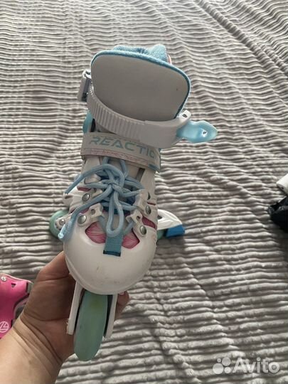 Роликовые коньки детские раздвижные