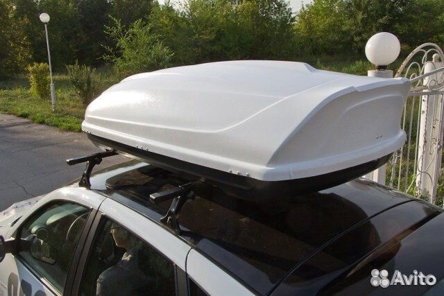 Автобокс Yuago Avatar белый мат. 480л