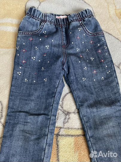 Джинсы утепленные для девочки