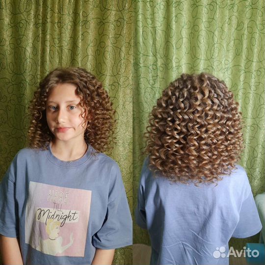 Укладка афрокудрей