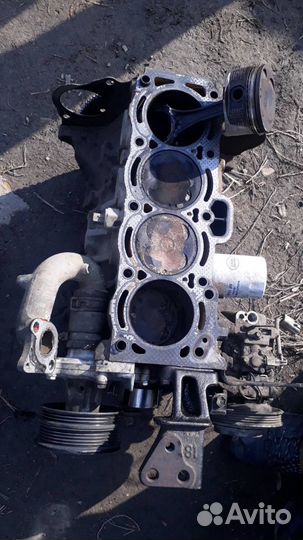 Блок цилиндров Toyota corolla avensis 1.6 4A
