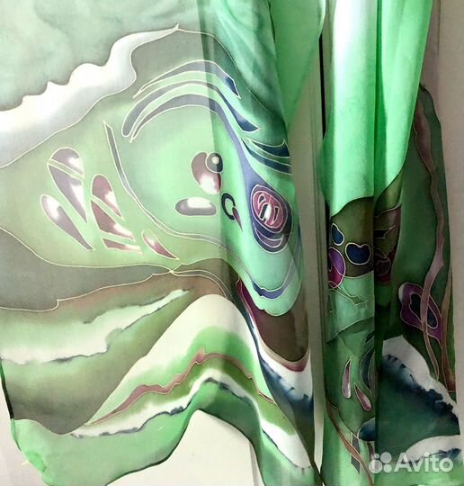 Шелковые платки шарфы