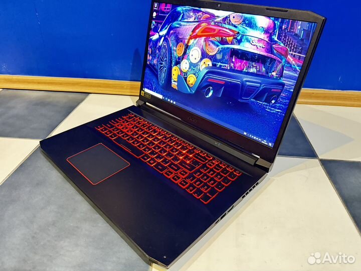 Заряженый 17.3 i5-10300H/32GB/SSD1TB/500GB/GTX1650