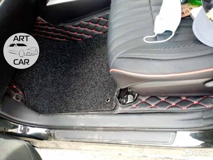 3D коврики из экокожи премиум класса