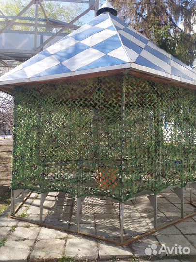 Маскировочные сети 2х6м/ Осень/ Зима/ Лето