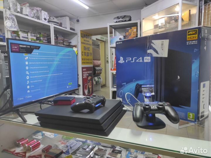 Sony playstation 4 ps4 pro 1tb с прошивкой