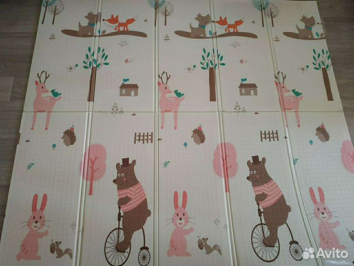 Коврик складной детский на пол тёплый