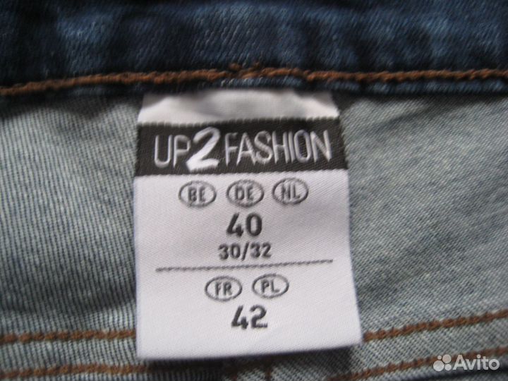 Шикарные джинсы-стрейч Up 2 fashion Германия р. 46