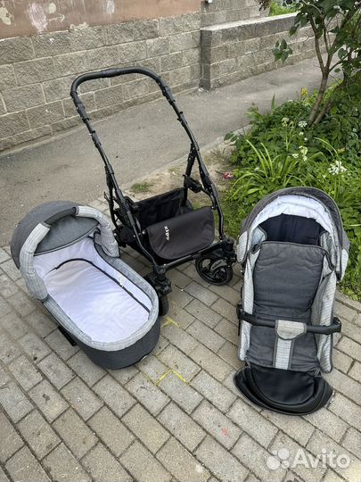 Коляска 2 в 1 Adbor Zipp Grey