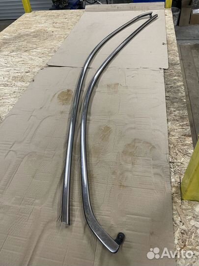 Левый молдинг накладка хром вдоль крыши Антара