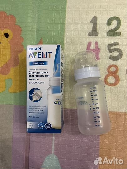 Бутылочка для кормления avent anti-colic