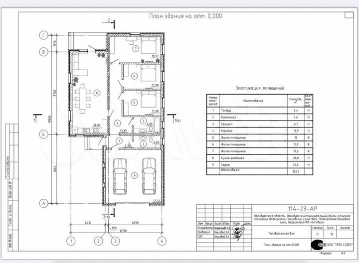 Дом 160 м² на участке 8 сот.