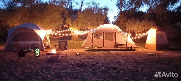 Надувная палатка quechua polycotton 6.3