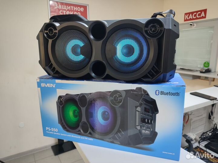 Bluetooth Колонка Sven PS-550 Black