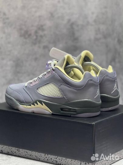 Кроссовки Nike PSG x Air Jordan 5 Low (Арт.45369)