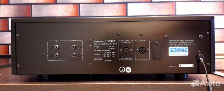 Кассетная дека Nakamichi 680ZX с паспортом