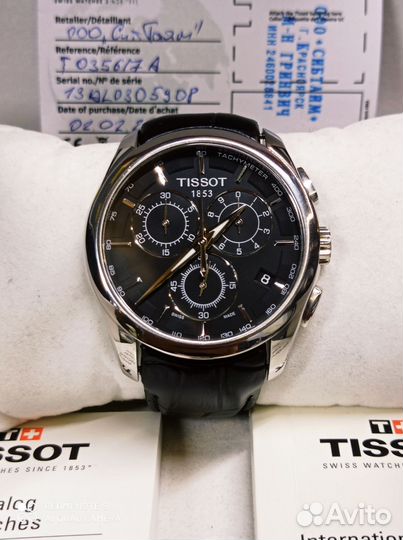 Оригинальные часы Tissot Couturier Chronograph
