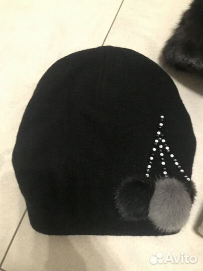Шапка зимняя женская