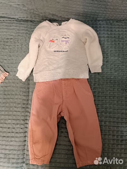 Детские вещи пакетом на девочку 86 размер