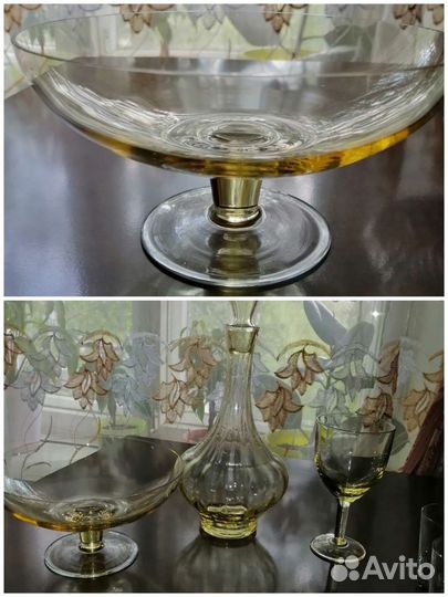 Вазы,кувшины,цветное стекло СССР