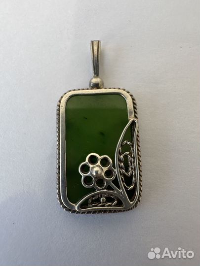 Кулон серебро