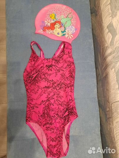 Купальник шапочка для девочки 128