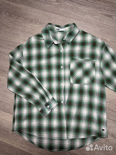 Рубашка в клетку женская