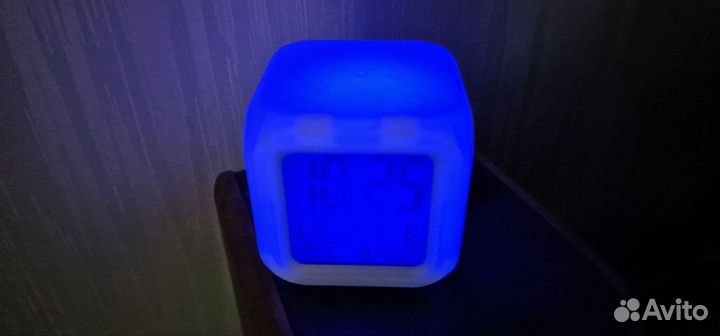 Часы с LED подсветкой