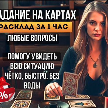 Гадание на картах/ гадалка / таролог/ расклад таро