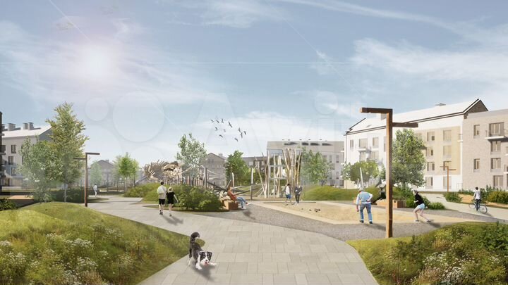 1-к. квартира, 41,7 м², 3/4 эт.