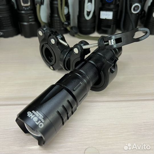 Велосипедное крепление фонаря мощное
