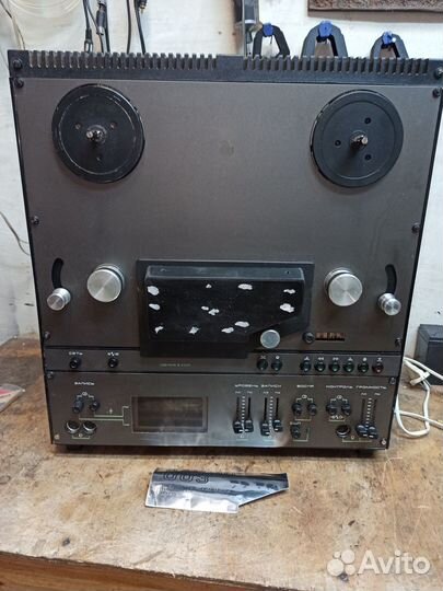 Катушечный магнитофон-приставка Олимп