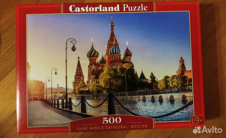 Пазлы Castorland 500 деталей Храм Василия Блаженог