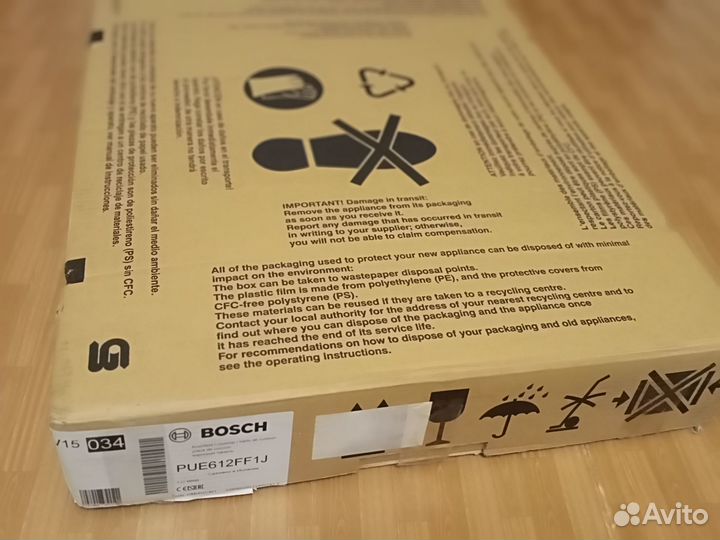 Индукционная варочная панель Bosch PUE612FF1J
