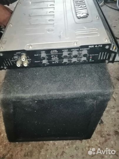 Сабвуфер pioneer + усилитель