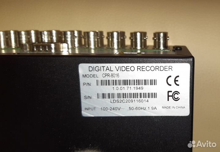 Видеорегистратор для систем видеонаблюдения