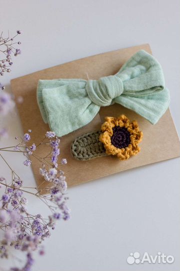 Аксессуары для волос, бантики и заколочки