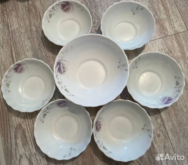 Набор глубоких тарелок 7 штук