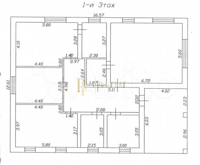 Дом 181,3 м² на участке 10 сот.