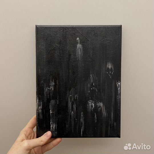 Картина акрилом на холсте 